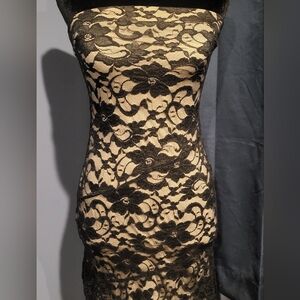 Elegant Black Lace Dress